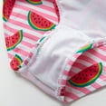 thumbnail image 1 of Vedolay Girls Summer Swimsuit Striped Print Swimwear Set,Red 7/8 Years, 1 of 4