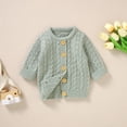 thumbnail image 1 of Vedolay Girls Sweater Girls Turtleneck Sweaters Kids Cute Long Sleeve Pullover Sweater,Green 9-12 Months, 1 of 5