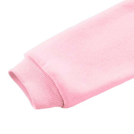 Vedolay Girls Sweatshirts Fashion Collared Long Sleeve Pullover with Pockets,Pink 3-4 Years