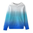 thumbnail image 1 of Vedolay Girls Sweatshirts Girl's Fall Graphic Print Long Sleeve Hoodie Sweatshirt Pullover Top,Blue 2-3 Years, 1 of 3