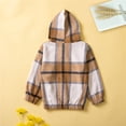 thumbnail image 1 of Vedolay Girls Sweatshirts Girl's Fall Letter Print Hooded Neck Sweatshirt Long Sleeve Pullover Top,Khaki 3-4 Years, 1 of 5