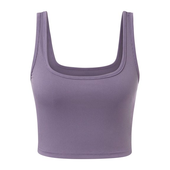 Vedolay Going Out Tops Women's Slim Fit Square Neck Tank,Purple S