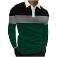 thumbnail image 1 of Vedolay Golf Polo Shirts for Men Long Sleeve Casual Slim-Fit Basic Designed Cotton Shirts AX,2XL, 1 of 4