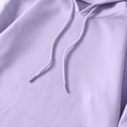 thumbnail image 1 of Vedolay Half Zip Sweatshirt Women 2023 Hoodies for Women 2023 Tops Long Sleeve Loose Pullover Casual Ladies Solid Striped Crewneck Sweatshirts,Purple S, 1 of 5