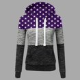 thumbnail image 1 of Vedolay Half Zip Sweatshirt Womens 2023 Fall Fashion Casual Long Sleeve Crewneck Sweatshirt Loose Fit Pullover Hoodie,Purple L, 1 of 5