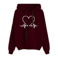 thumbnail image 1 of Vedolay Hoodies Women Womens Oversized Sweatshirts Long Sleeve Shirts Pullover Crewneck Sweatshirts, M, 1 of 3