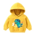 thumbnail image 1 of Vedolay Hoodies for Girls Fall Graphic Print Long Sleeve Hoodie Sweatshirt Pullover Top,Yellow 5-6 Years, 1 of 4