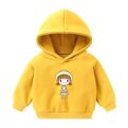 thumbnail image 1 of Vedolay Hoodies for Girls Fall Winter Clothes Long Sleeve Hoodie Tops Yellow,100, 1 of 3