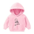 thumbnail image 1 of Vedolay Hoodies for Girls Toddler Girl Boy Solid Knit Sweater Blouse Pullover Sweatshirt Pink,100, 1 of 1