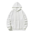 thumbnail image 1 of Vedolay Hoodies for Men Long Sleeve Crewneck Men Striped Pullover Tops White,XL, 1 of 4