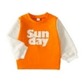 thumbnail image 1 of Vedolay Hoodies for Teen Boys Long Tops Girls Pullover Hoodies Teen Kids Sweatshirts Orange,80, 1 of 5