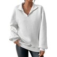 thumbnail image 1 of Vedolay Hoodies for Women 2023 Printed Sweatshirts Round Neck Long Sleeve Shirts Tops White,S, 1 of 5