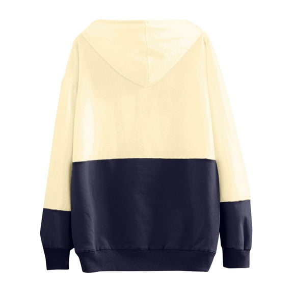 Vedolay Hoodies for Women Hoodies for Women Oversized Hoodies Sweatshirts Casual Long Sleeve Pullover Loose 2023 Fall Clothes,Yellow XL