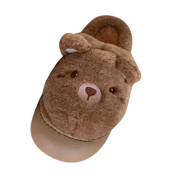 Vedolay House Slippers 2023 Winter Indoor Outdoor Slippers Plush House Shoes Coffee,45