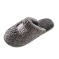 thumbnail image 1 of Vedolay House Slippers Cozy Warm House Shoes Comfort Slip On House Slippers for Men Grey,43, 1 of 4