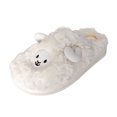 thumbnail image 1 of Vedolay House Slippers Cozy Warm Winter Slip On House Shoes Winter Warm Shoes White,37, 1 of 5