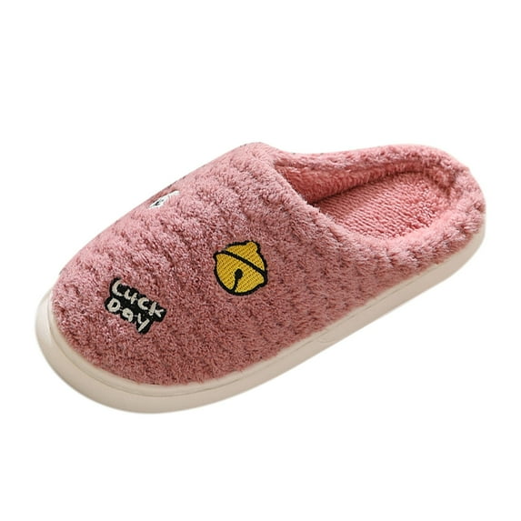 Vedolay House Slippers Plush Slides House Slippers Slip On Indoor Flat Slipper Purple,41