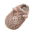 thumbnail image 1 of Vedolay House Slippers Soft Plush Warm Lightweight Non-Slip House Slippers Coffee,43, 1 of 4