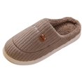thumbnail image 1 of Vedolay House Slippers for Men Winter Slippers Comfortable And Lightweight Shoes for Men Coffee,40, 1 of 5