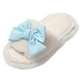 thumbnail image 1 of Vedolay House Slippers for Women Comfort Slippers Plush Lining Slip-On House Shoes for Indoor White,41, 1 of 5
