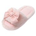 thumbnail image 1 of Vedolay House Slippers for Women Cozy Warm Winter Slip On House Shoes Soft Comfy Plush Anti-Skid Indoor Pink,37, 1 of 5