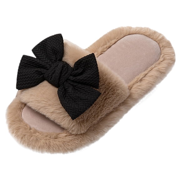 Vedolay House Slippers for Women Indoor Outdoor Warm & Cozy House Shoes Winter Outdoor Shoes Brown,37