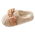 thumbnail image 1 of Vedolay House Slippers for Women Soft Plush Comfy Warm Fuzzy Slippers Cozy House Slippers Khaki,41, 1 of 5