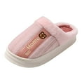 thumbnail image 1 of Vedolay Indoor Slippers 2023 Adults House Shoes Cute Fuzzy Bedroom Slippers Pink,40, 1 of 5
