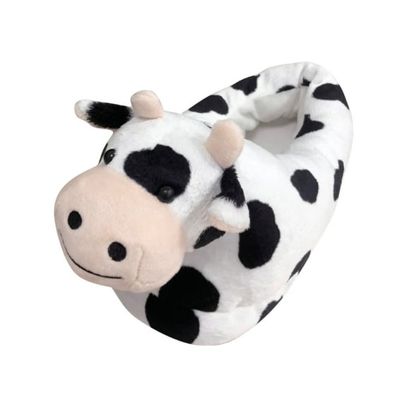 Vedolay Indoor Slippers Fuzzy Plush Cozy Winter Bedroom Shoes Slippers for Indoor White,S