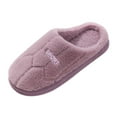 thumbnail image 1 of Vedolay Indoor Slippers Warm Home Slipper Outdoor Slippers Lightweight Home Shoes Purple,36-37, 1 of 5
