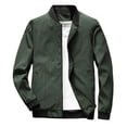 thumbnail image 1 of Vedolay Jacket Coat Cardigan Open Front Button Blazer Jacket Outerwear Green,L, 1 of 5