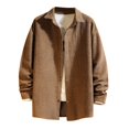 thumbnail image 1 of Vedolay Jacket Coat Open Front Casual Long Sleeve Tops Clothes Khaki,3XL, 1 of 3