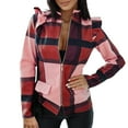 thumbnail image 1 of Vedolay Jacket Women Lightweight Cardigan Comfy Going Out Fall Coat Red,2XL, 1 of 5
