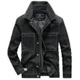 thumbnail image 1 of Vedolay Jacket for Men 2023 Casual Work Long Sleeves Light Jacket Black,XL, 1 of 4