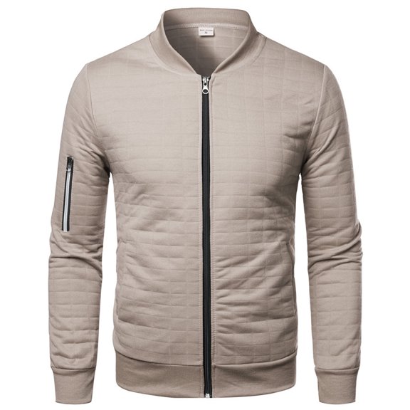 Vedolay Jacket for Men 2023 Fall Fashion Button Down Cozy Lightweight Cropped Clothes Khaki,3XL