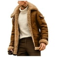 thumbnail image 1 of Vedolay Jacket for Men Long Sleeve Blouses Classic Open Front Shirts Clothes Khaki,XL, 1 of 2