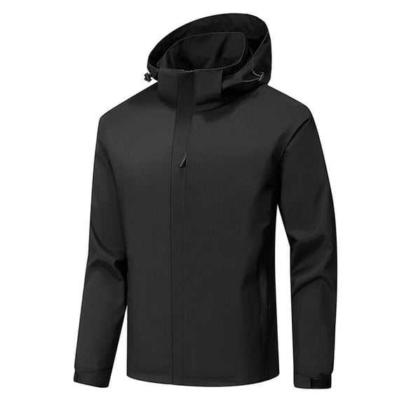 Vedolay Jacket for Men Long Sleeve Loose Cardigan Cover up Cardigan Clothes Black,2XL