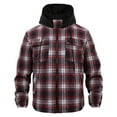 thumbnail image 1 of Vedolay Jacket for Men Long Sleeve Top Casual Solid Open Front Jacket Red,L, 1 of 5