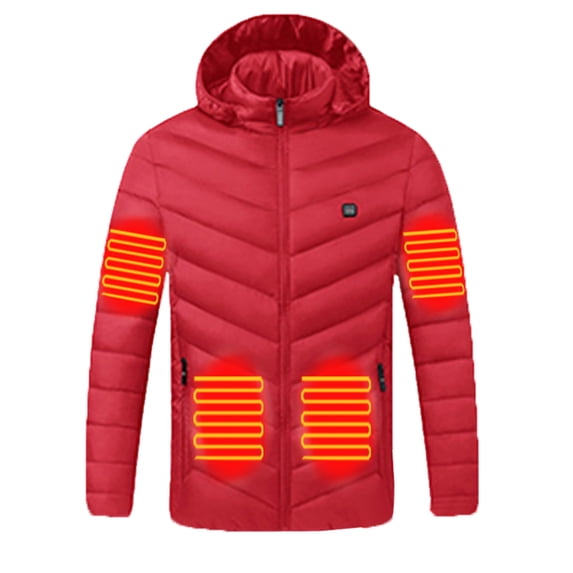 Vedolay Jackets for Men 2023 Business Casual Fall Coat Work Winter Coats Red,3XL