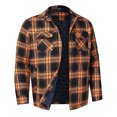 thumbnail image 1 of Vedolay Jackets for Men 2023 Fall Button Down Ribbed Cropped Cardigan Blazer Jacket Clothes Orange,2XL, 1 of 5