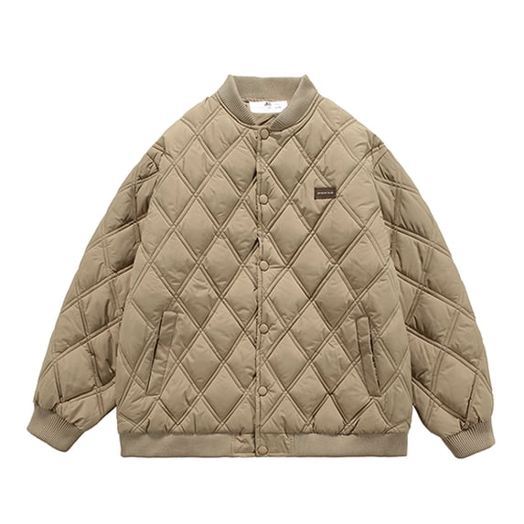 Vedolay Jackets for Men 2023 Fall Coat Jacket Coat Open Front Cardigan Khaki,L