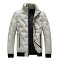 thumbnail image 1 of Vedolay Jackets for Men 2023 Loose Fall Coat for Men Jacket Khaki,L, 1 of 2