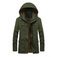 thumbnail image 1 of Vedolay Jackets for Men Business Winter Work Lady Solid Button Coat Fall Coat Green,XL, 1 of 3