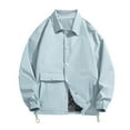 thumbnail image 1 of Vedolay Jackets for Men Button Down Cardigan Open Front Soft Blazer Jackets Coat Clothes Grey,2XL, 1 of 4