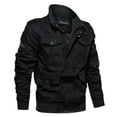 thumbnail image 1 of Vedolay Jackets for Men Button Down V Neck Soft Cardigan Blazer Jackets Clothes Black,L, 1 of 5