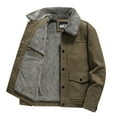 thumbnail image 1 of Vedolay Jackets for Men Lightweight Cardigan Comfy Going Out Fall Coat Coffee,XL, 1 of 4