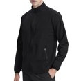 thumbnail image 1 of Vedolay Jackets for Men Long Sleeve Cropped Cardigan Blazer Jackets Button up Tops Black,4XL, 1 of 4