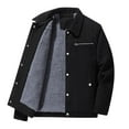 thumbnail image 1 of Vedolay Jackets for Men Solid Basic Long Sleeve Open Front Cardigans Clothes Black,5XL, 1 of 4