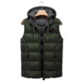 thumbnail image 1 of Vedolay Jackets for Men Thick Warm Parka Jackets Hooded Outwear Army Green,2XL, 1 of 4