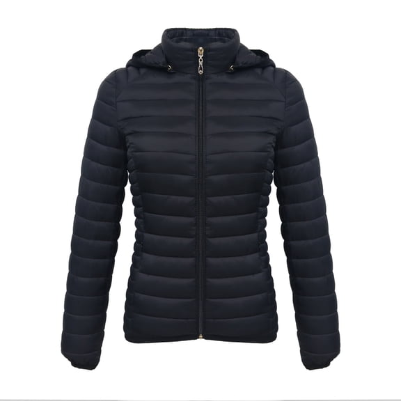 Vedolay Jackets for Women Elegant Business Winter Work Lady Solid Button Coat Black,3XL